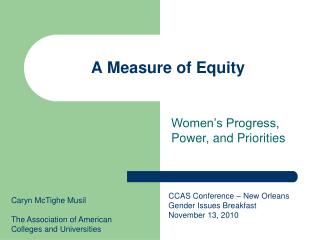 A Measure of Equity