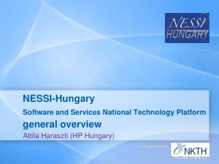 NESSI-Hungary Software and Services National Technology Platform general overview
