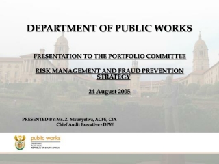 DEPARTMENT OF PUBLIC WORKS