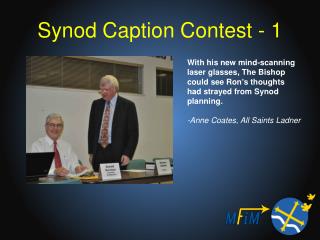 Synod Caption Contest - 1
