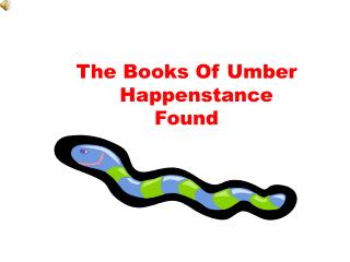 The Books Of Umber Happenstance Found