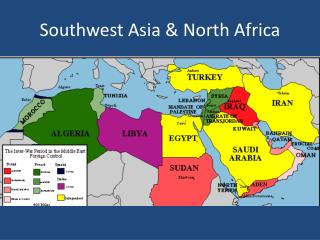 Oil in southwest asia