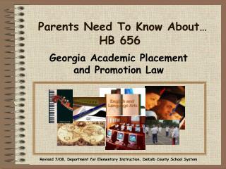 Parents Need To Know About… HB 656