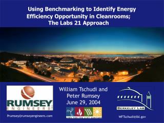 Energy benchmarking