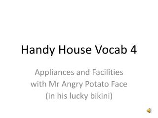 Handy House Vocab 4