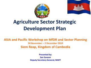 Agriculture Sector Strategic Development Plan
