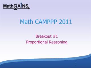 Math CAMPPP 2011
