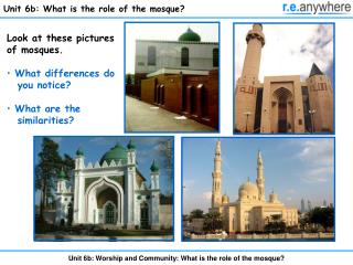 Unit 6b: What is the role of the mosque?