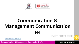 Communication & Management Communication