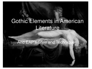 Gothic Elements in American Literature