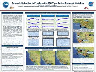 Anomaly Detection in Problematic GPS Time Series Data and Modeling Dafna Avraham, Yehuda Bock