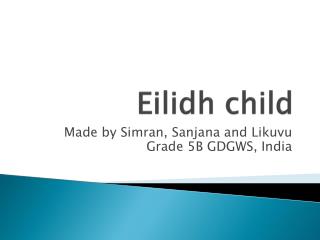 Eilidh child
