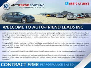 Auto Friend Leads - Auto Marketing Solutions