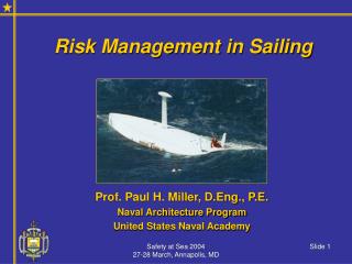 Risk Management in Sailing