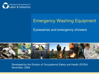 Emergency Washing Equipment