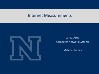 Internet Measurements