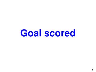 Goal scored