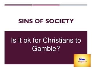 Sins of society
