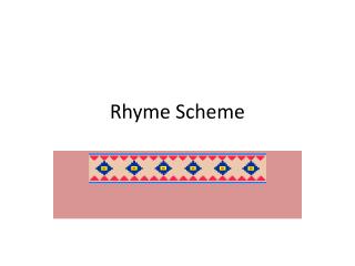 rhyme scheme presentation merriam eve little ppt powerpoint catch slideserve skip