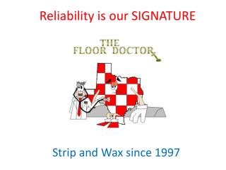 Reliability is our SIGNATURE