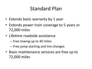 Standard Plan