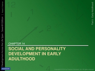 SOCIAL AND PERSONALITY DEVELOPMENT IN EARLY ADULTHOOD