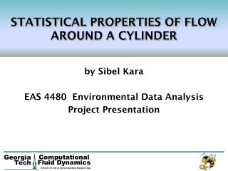 STATISTICAL PROPERTIES OF FLOW AROUND A CYLINDER