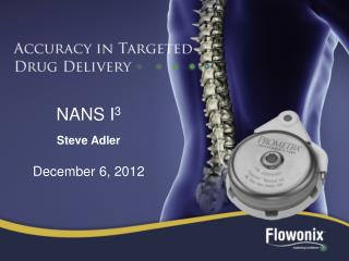 NANS I 3 Steve Adler December 6, 2012