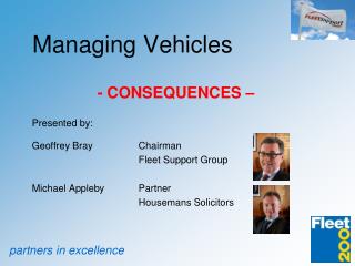 Managing Vehicles