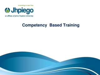 Competency Based Training
