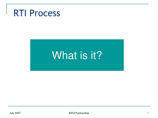 RTI Process