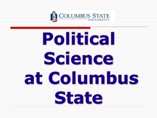 Political Science at Columbus State