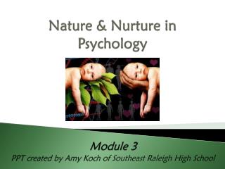 Nature & Nurture in Psychology