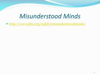 Misunderstood Minds