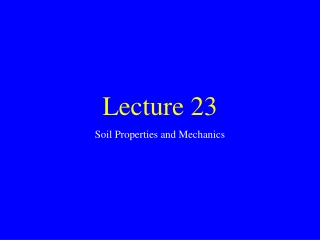Lecture 23
