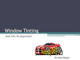 Window Tinting