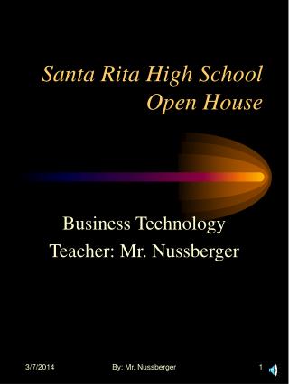 Santa Rita High School Open House