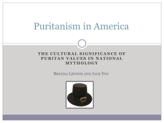 Puritanism in America
