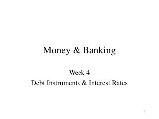 Money & Banking