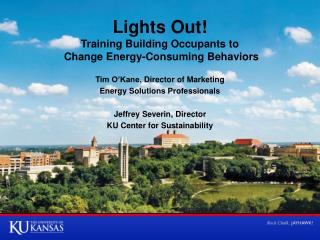 Lights Out! Training Building Occupants to Change Energy-Consuming Behaviors
