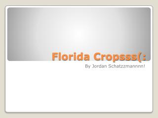 Florida Cropsss(: