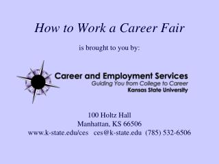 How to Work a Career Fair