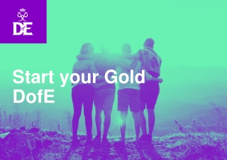 Start your Gold DofE
