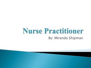 Nurse Practitioner