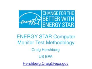 ENERGY STAR Computer Monitor Test Methodology