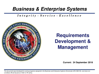 Requirements Development & Management