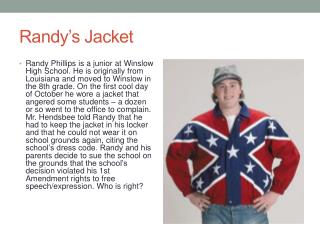 Randy’s Jacket