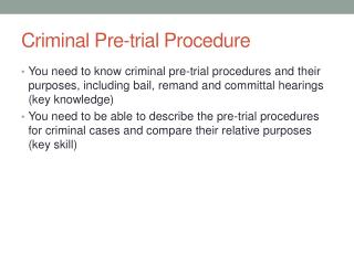 PPT - THE CRIMINAL TRIAL PROCESS PowerPoint Presentation - ID:1925209