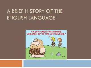 History of the english language презентация