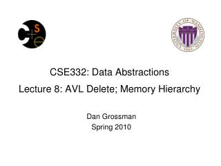 CSE332: Data Abstractions Lecture 8: AVL Delete; Memory Hierarchy